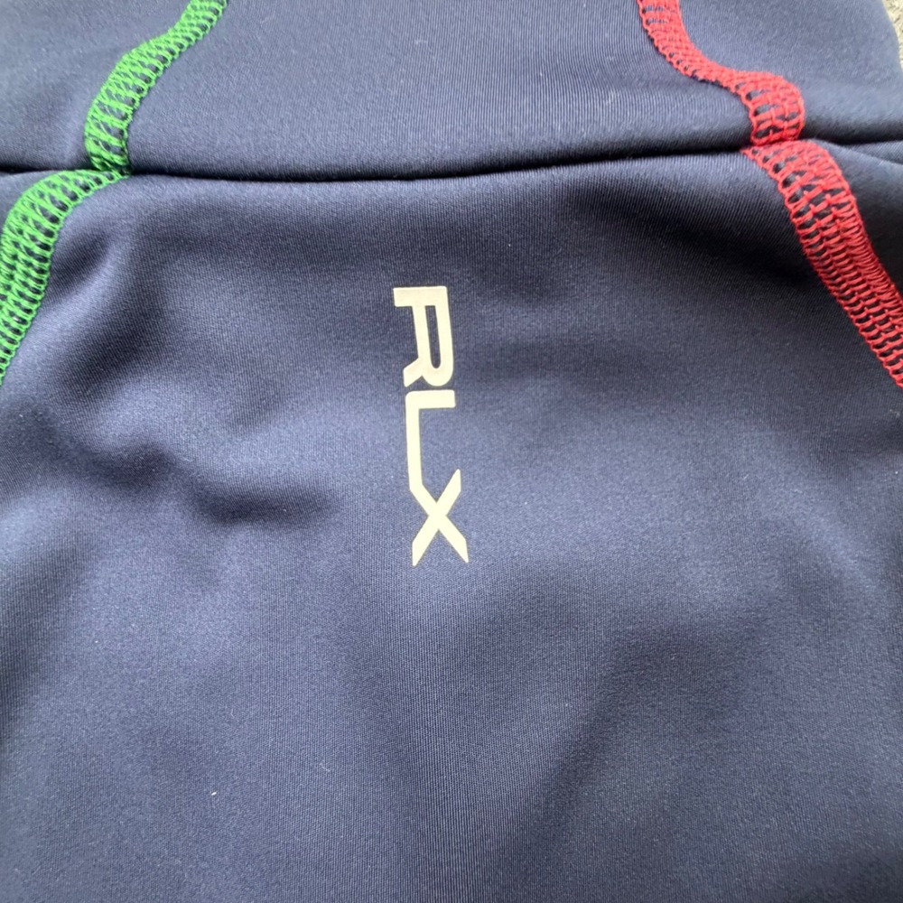 RLX Ralph Lauren Womens Navy Quarter Zip Pullover Long Sleeve Athletic Top SZ S - Picture 3 of 14